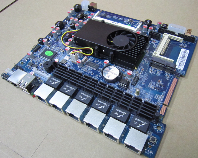 6 network port D525 motherboard ITX-WASLAN-P low work cost ros Dimension Leagueway